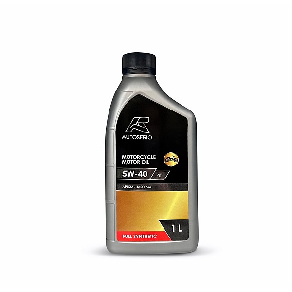 MOTO ENGINE OIL AUTOSERIO 4T 5W40 1L