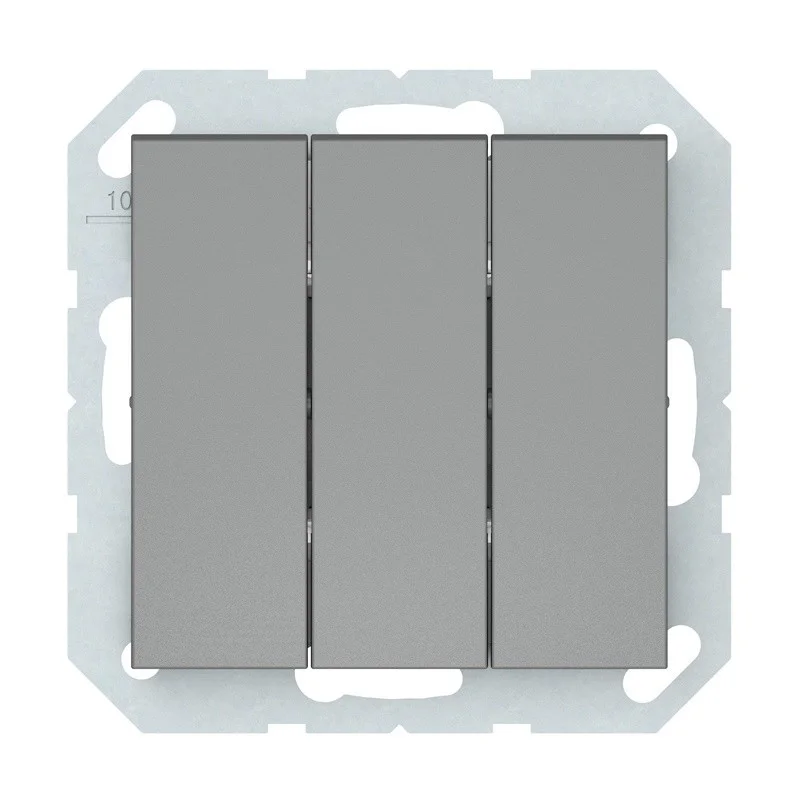 Jungiklis VILMA QR1000. 3 klav.. pilkos spalvos Jungiklis VILMA QR1000. 3 klav.. pilkos spalvos