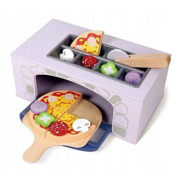 TOY WOODEN PIZZA KIT 4333