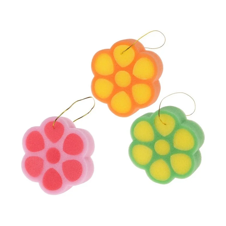 BATH SPONGE FLOWER ART 0864