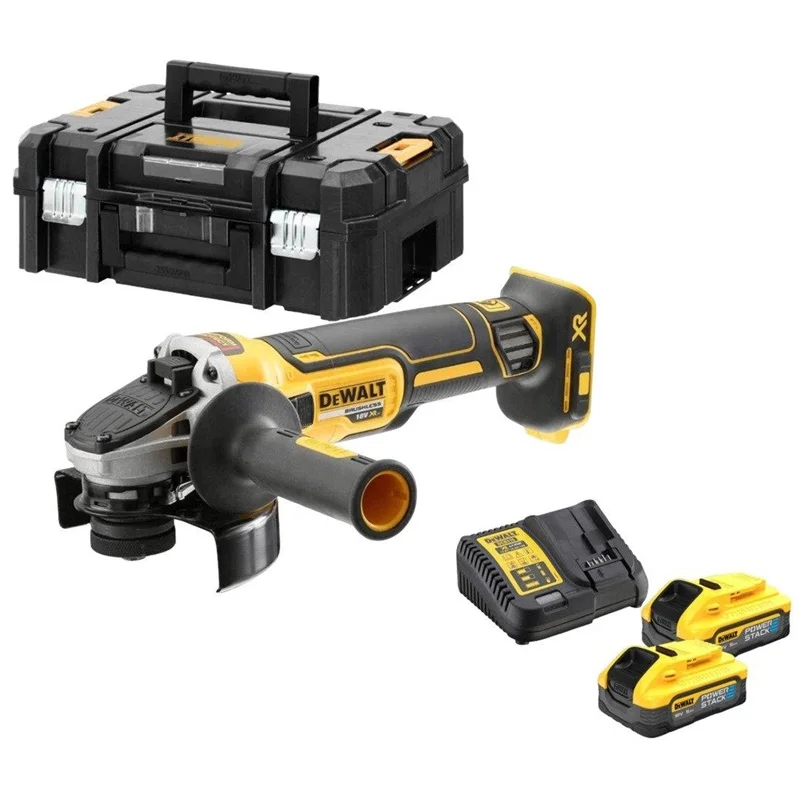 Bezvadu leņķa slīpmašīna Dewalt DCG405H2T-QW. 18 V Bezvadu leņķa slīpmašīna Dewalt DCG405H2T-QW. 18 V