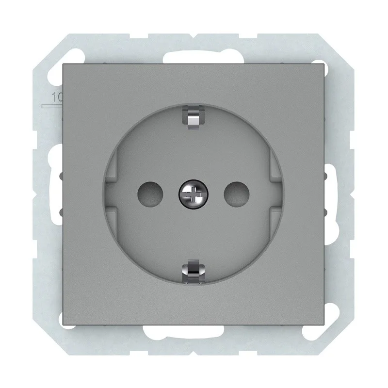 Kištukinis lizdas VILMA QR1000. pilkos spalvos Kištukinis lizdas VILMA QR1000. pilkos spalvos