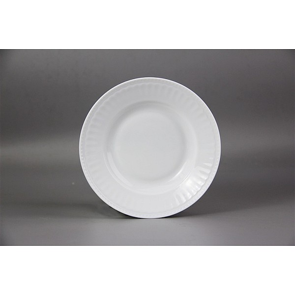 PLATE SOUP 20.3CM ROUND WHITE