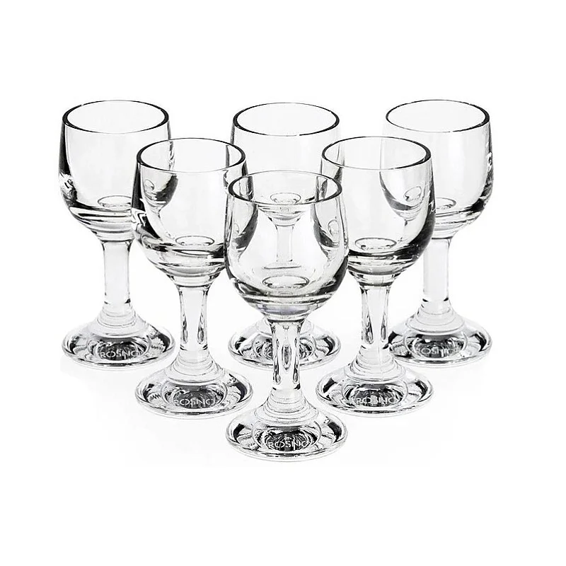 Šota glāžu komplekts Krosno. stikls. 0.03 l. 6 gab. Šota glāžu komplekts Krosno. stikls. 0.03 l. 6 gab.