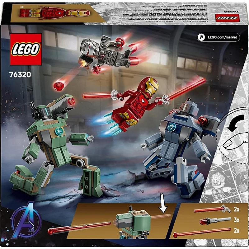 LEGO® Marvel Iron Man & War Machine vs. Hammer Drones 76320 LEGO® Marvel Iron Man & War Machine vs. Hammer Drones 76320