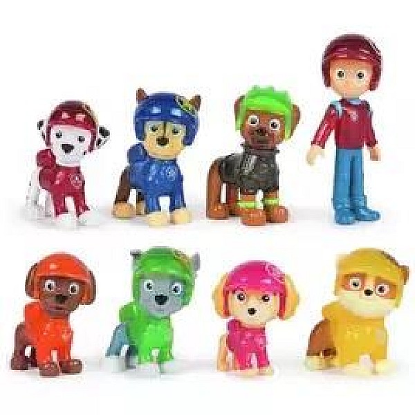 TOY KIT FIGURES PAW PATROL 8 PCS 6070513