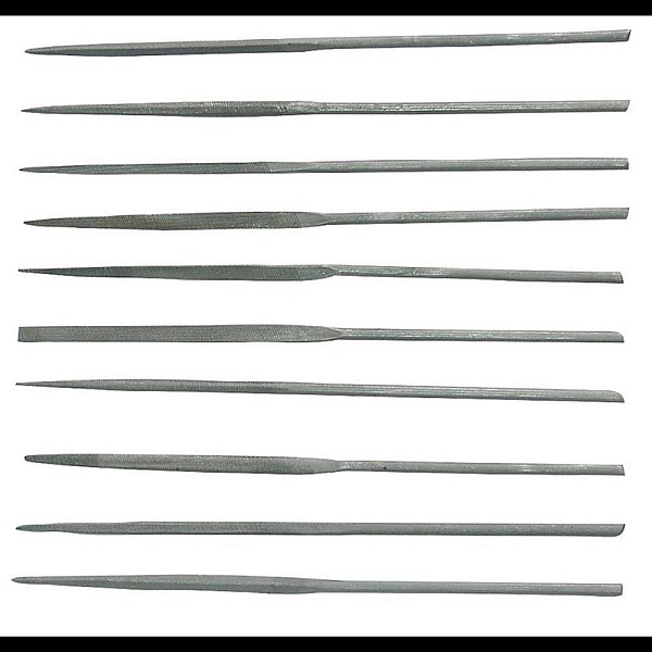 Proline Needle File Set without Handle 140mm 10pcs