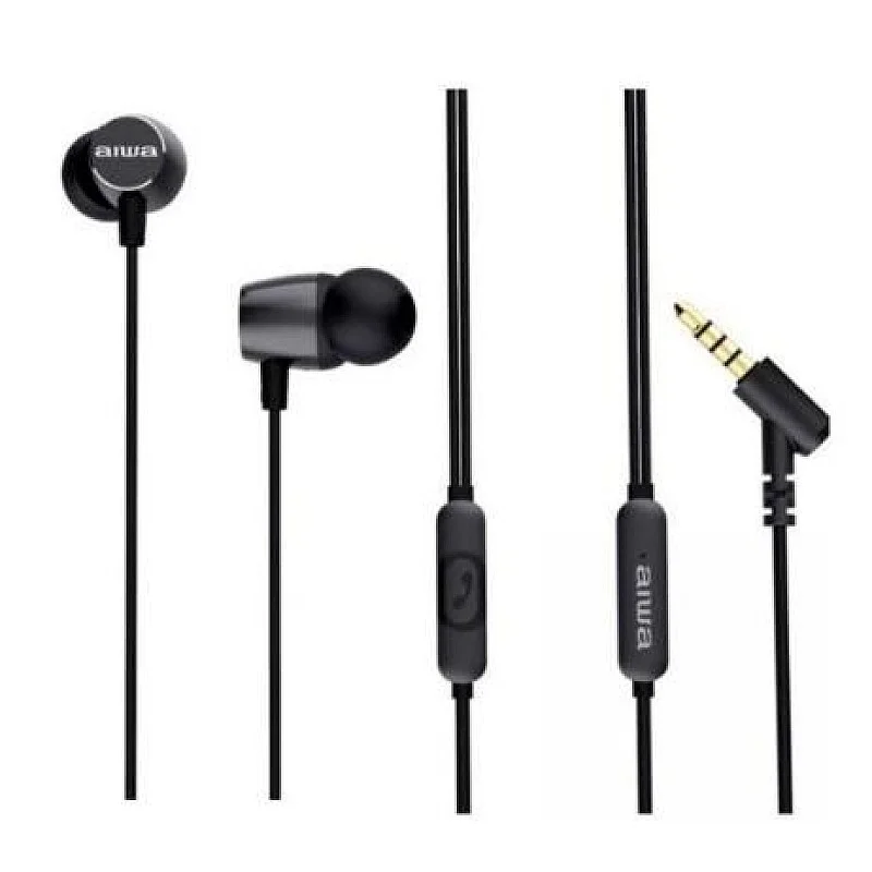 AUSINĖS 3.5MM ESTM-30BK AIWA JUODOS