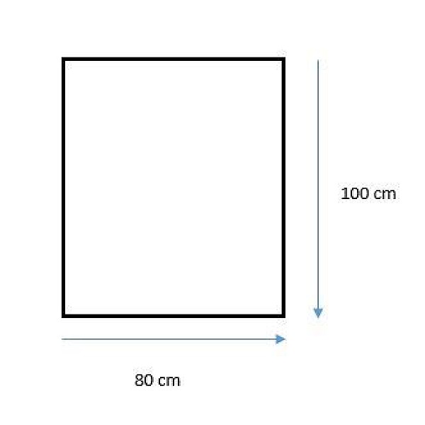 SPOGULIS PIEK.BEZ RĀMJA C-EDGE 100X80 C