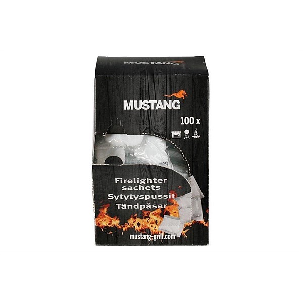 MUSTANG FIRELIGHTER BAG ODOURFREE 100PCS