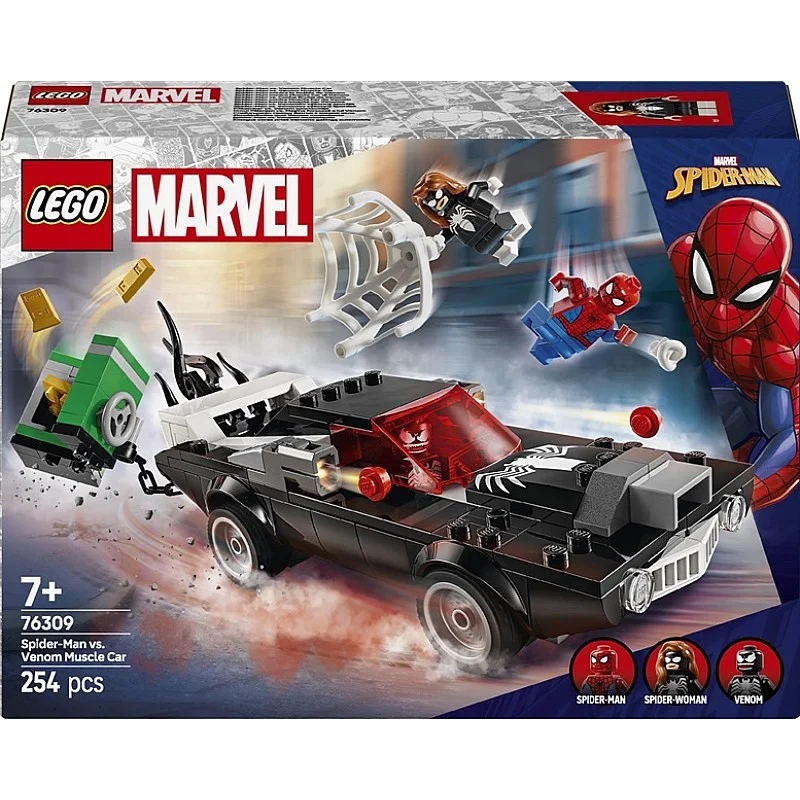 LEGO® Marvel Spider-Man vs. Venom Muscle Car. 254 vnt.
