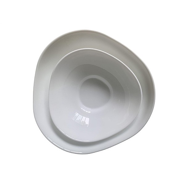 BOWL HEART 15.2CM WHITE