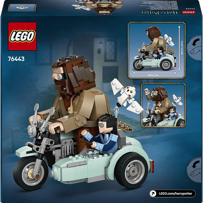 LEGO® Harry Potter Hagrid™ & Harry Motorcycle Ride. 617 vnt. LEGO® Harry Potter Hagrid™ & Harry Motorcycle Ride. 617 vnt.
