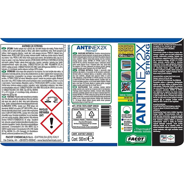 ANTINEX2XSTRONG FLACONE 500 ML