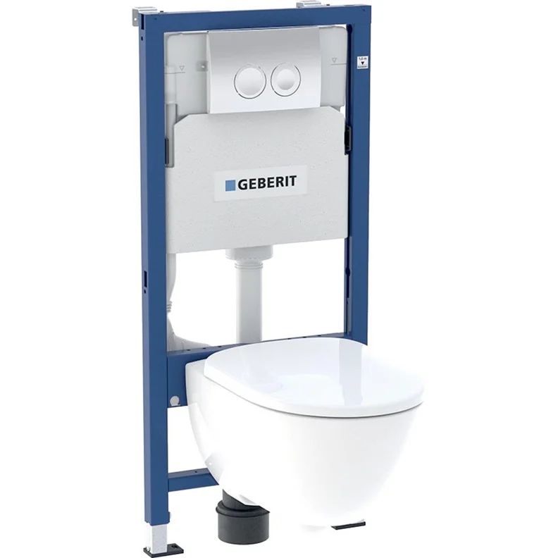 WC SET GEBERIT DELTA25 ACTUATOR IMFREE
