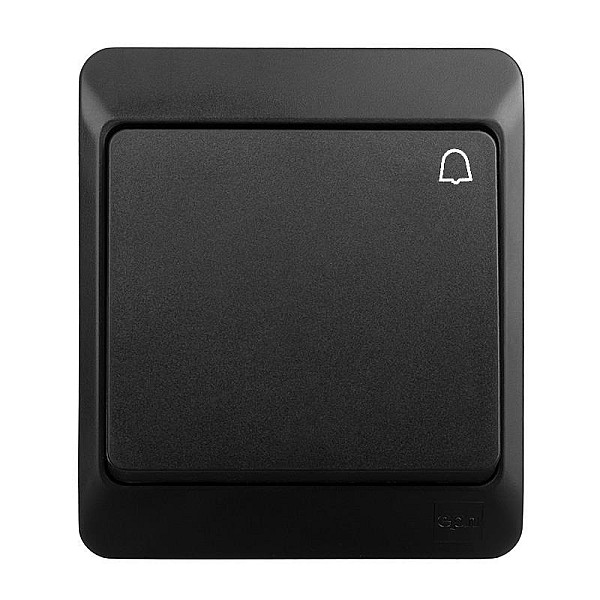 BELL SWITCH HERMES BLACK IP44 0337-09