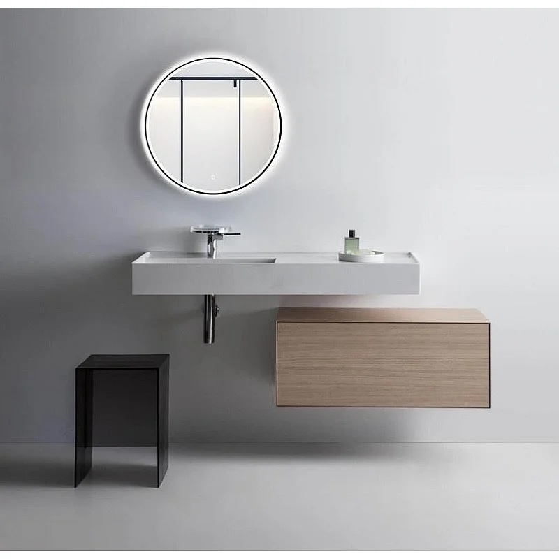 MIRROR WITH LIGHT VENTO PARMA 80X80 CM