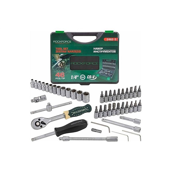 SOCKET SET ROCKFORCE 46PCS