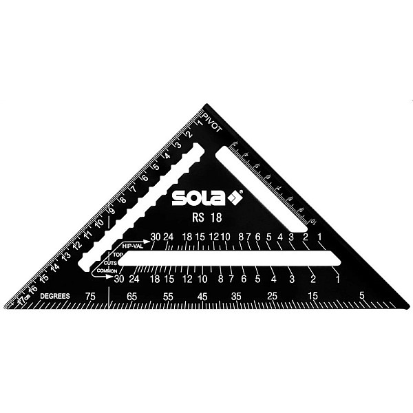 SQUARE ANGLE SOLA 18CM