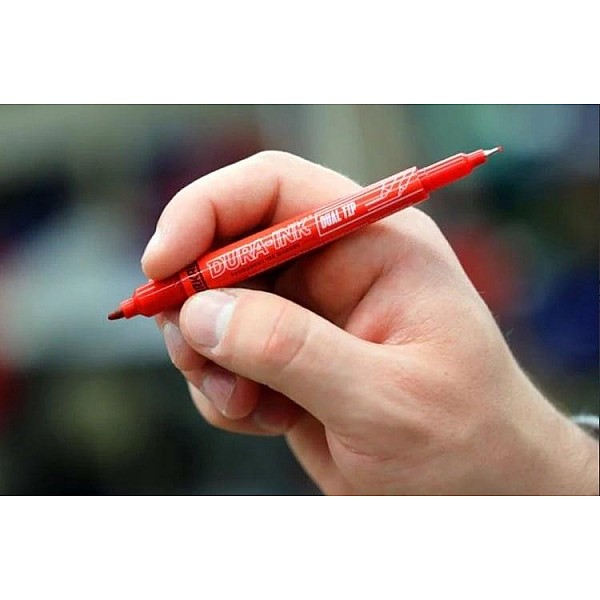 INK MARKER MARKAL DUAL TIP RED