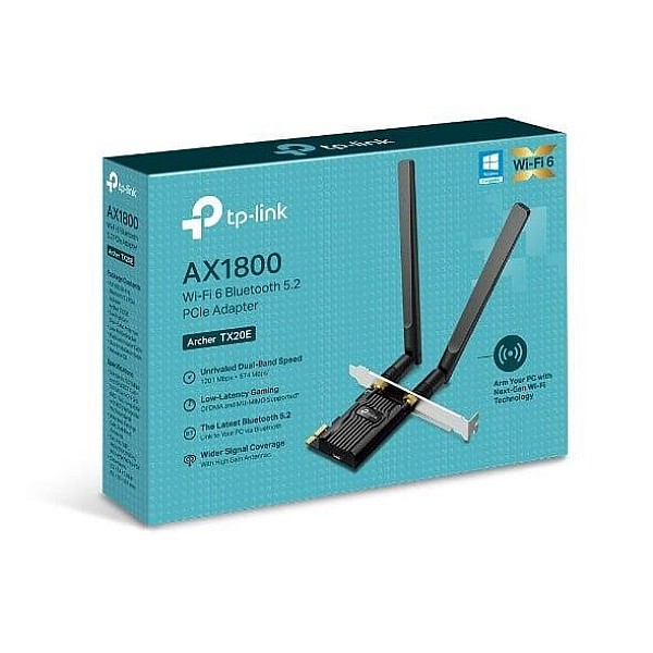 ADAPTER TP-LINK AX1800 WIFI6 BT5.2 PCI