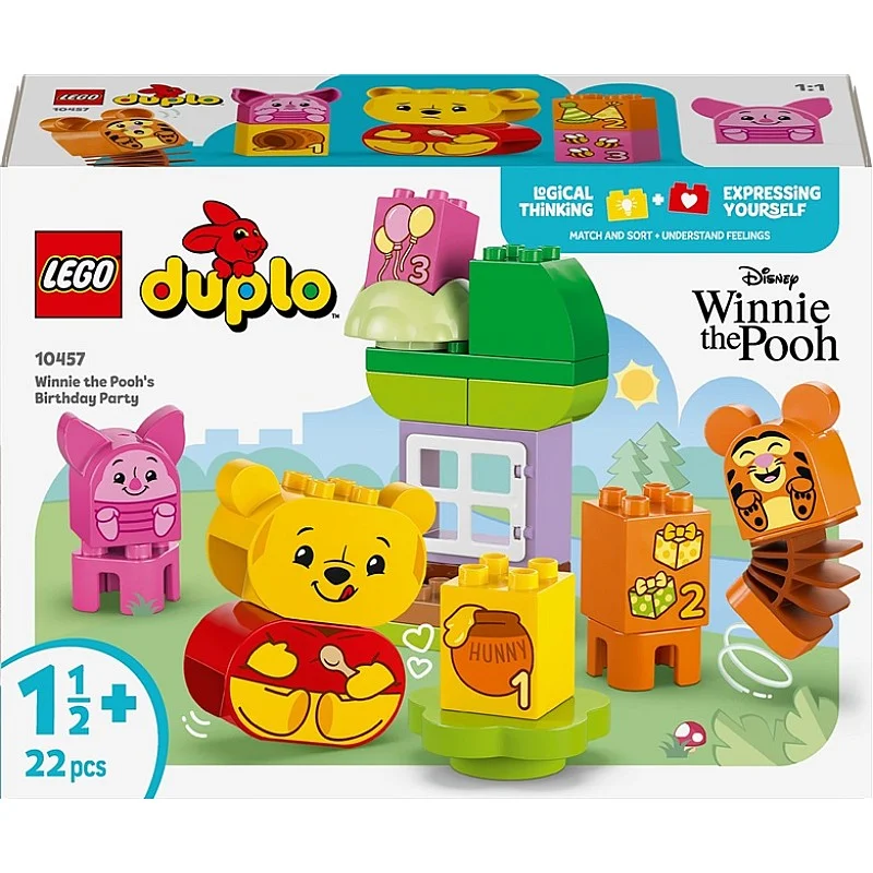 LEGO® Mikės Pūkuotuko gimtadienio šventė 10457. 22 vnt.