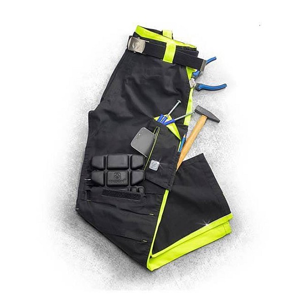 WINTER PANTS ARDON NEON BLACK-YELLOWXXL