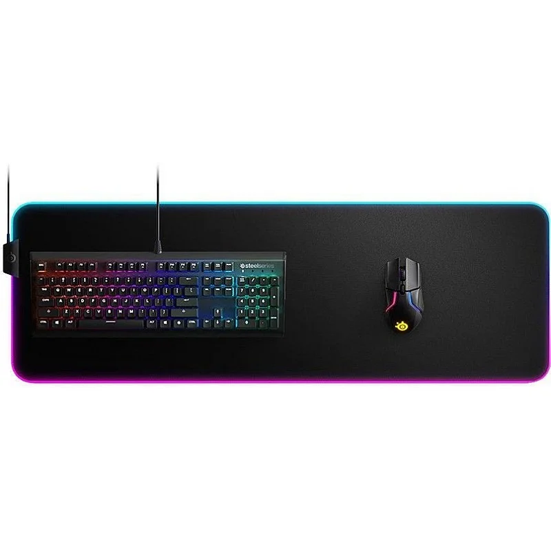 Peles paliktnis Steelseries. 300 mm x 900 mm x 4 mm. melna Peles paliktnis Steelseries. 300 mm x 900 mm x 4 mm. melna