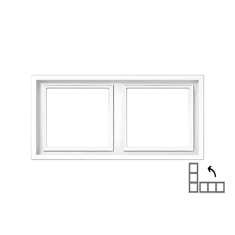 Dvivietis rėmelis LIREGUS MODERN. matinės baltos spalvos Dvivietis rėmelis LIREGUS MODERN. matinės baltos spalvos