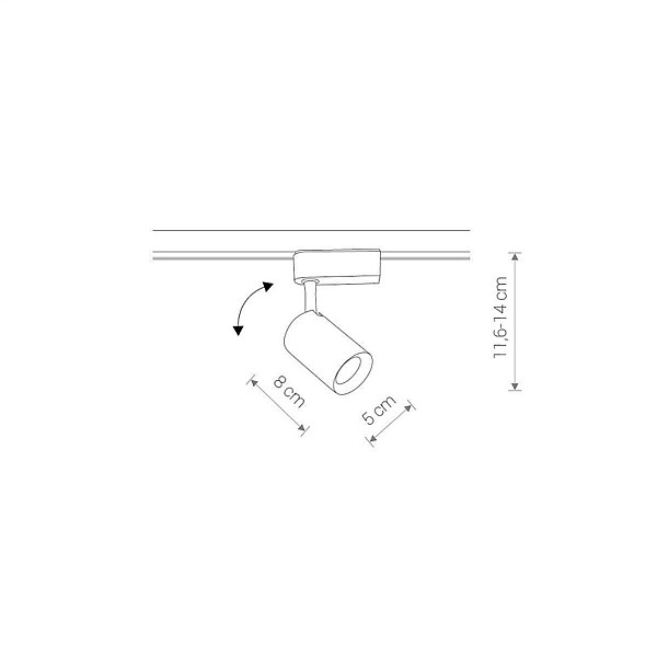 NOWODVORSKI TRC LAMP IRIS LED WH 8995 7W