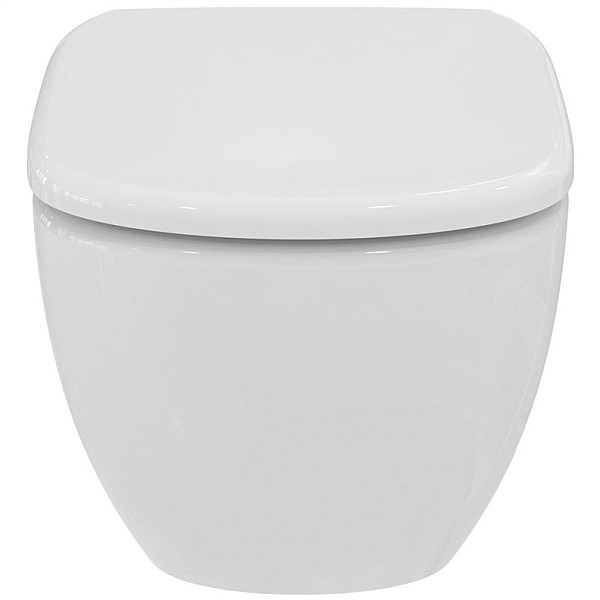 TOILET HUNG TESI RIMLESS WITH COVER WHIT