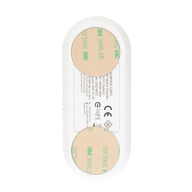 ŠVIESTUVAS TVIRTINAMAS 0.5W 35LM 4000K 3XAAA