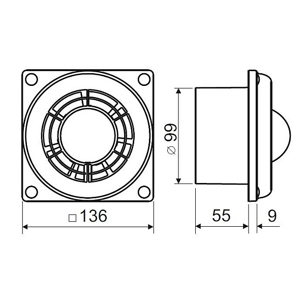 AXIAL FAN B2 100 TH