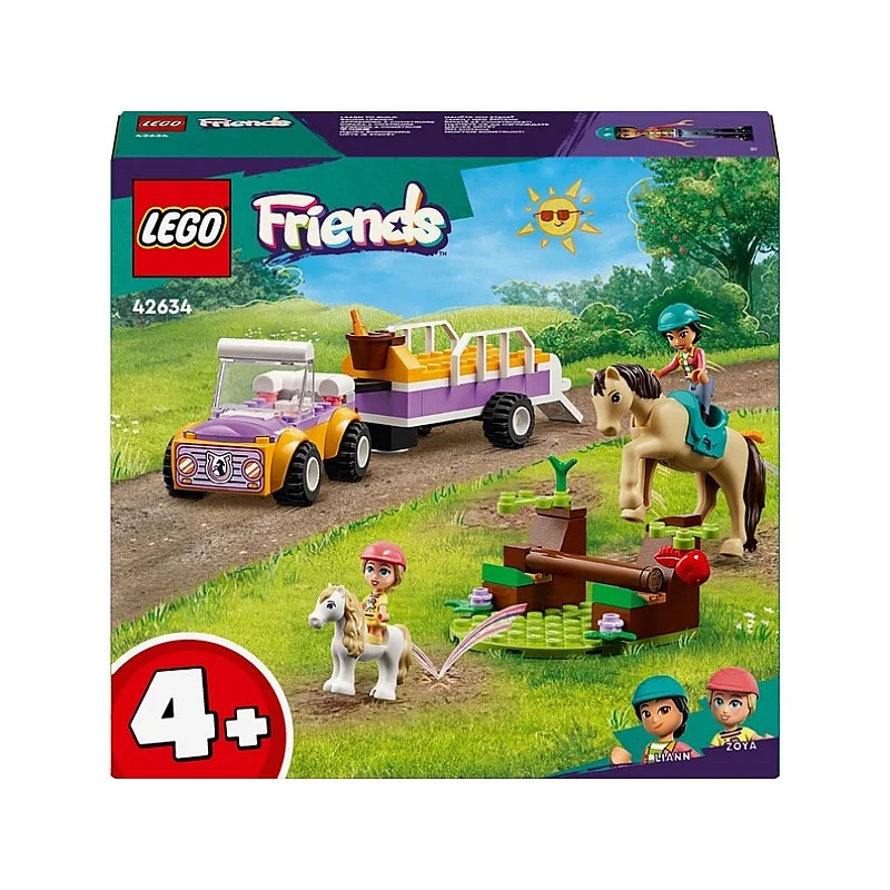 Konstruktorius LEGO® Friends  Žirgo ir ponio priekaba 42634