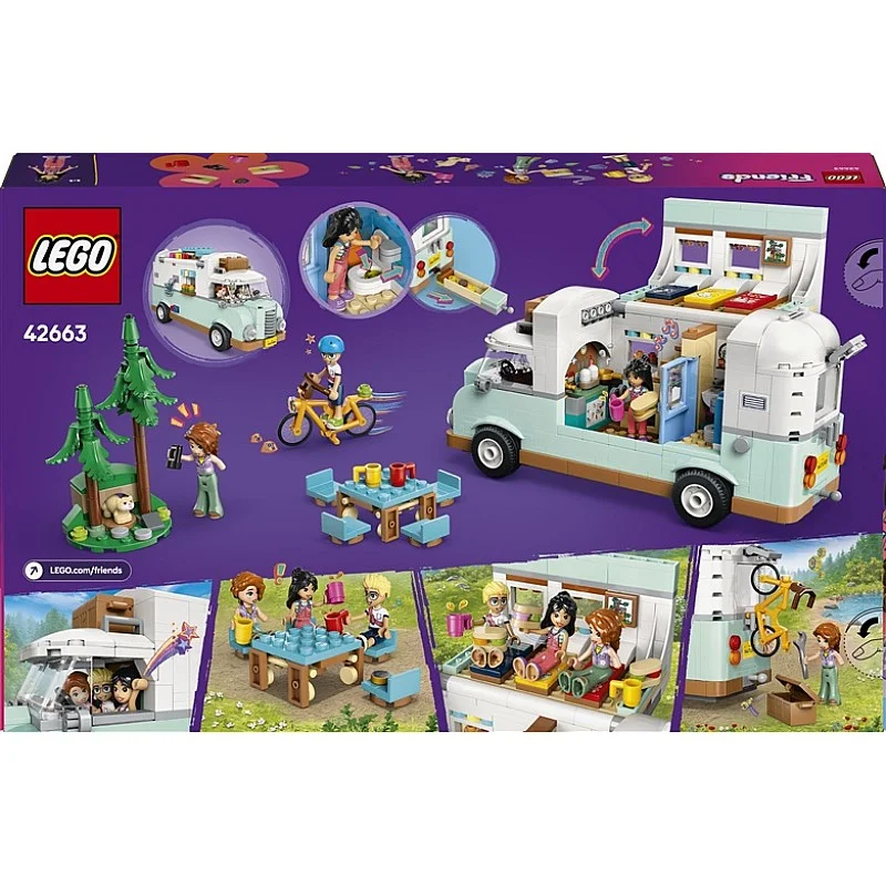 LEGO® Friends Friendship Camper Van Adventure. 778 vnt. LEGO® Friends Friendship Camper Van Adventure. 778 vnt.