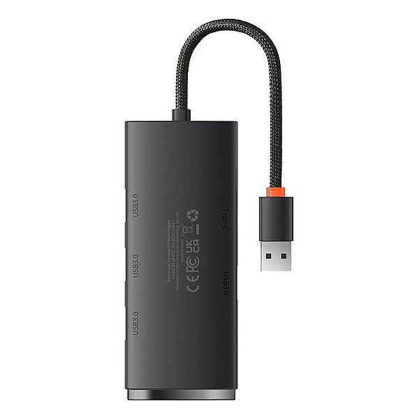 ADAPTER USB-A 4XUSB3.0 25CM BLACK