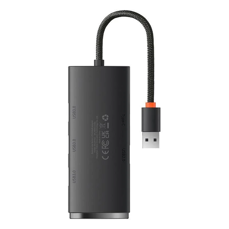 USB sadalītājs Baseus USB-A 4 (USB3.0) USB. 4 x USB. 0.25 m USB sadalītājs Baseus USB-A 4 (USB3.0) USB. 4 x USB. 0.25 m