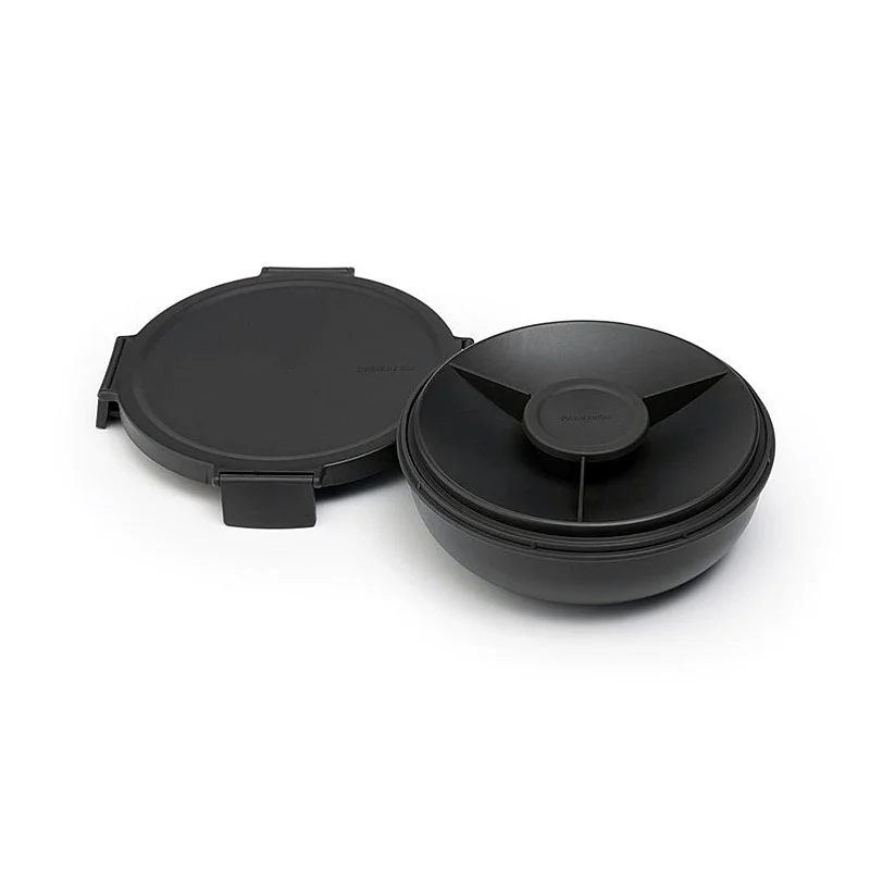 SALAD BOWL MAKE&TAKE 1.3L DARK GREY