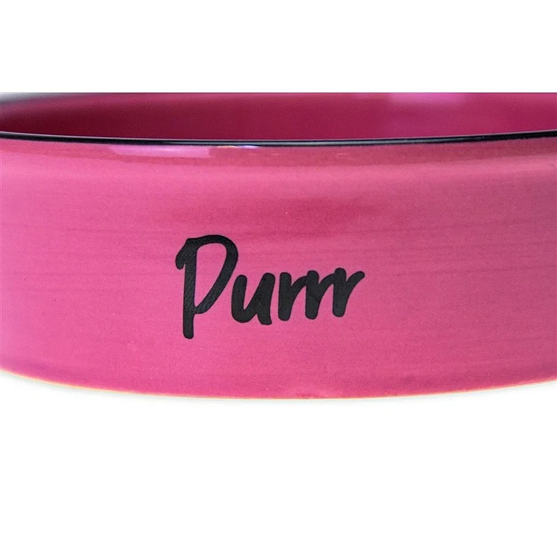 CERAMIC CAT BOWL KARLIE 250ML PINK CERAMIC CAT BOWL KARLIE 250ML PINK