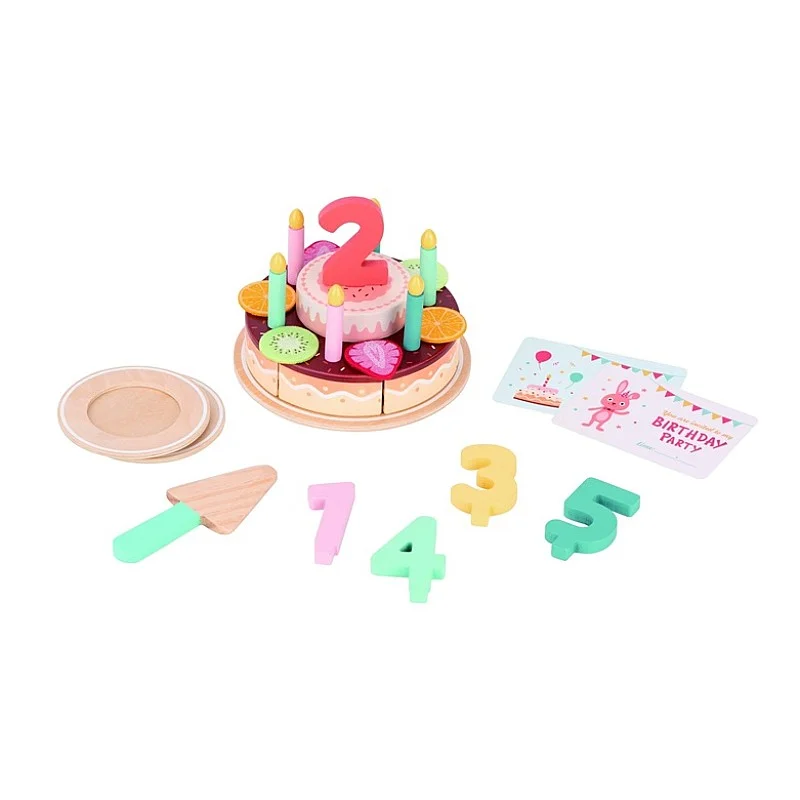 WOODEN GAME BIRTHDAY CELEBRATION CAKE