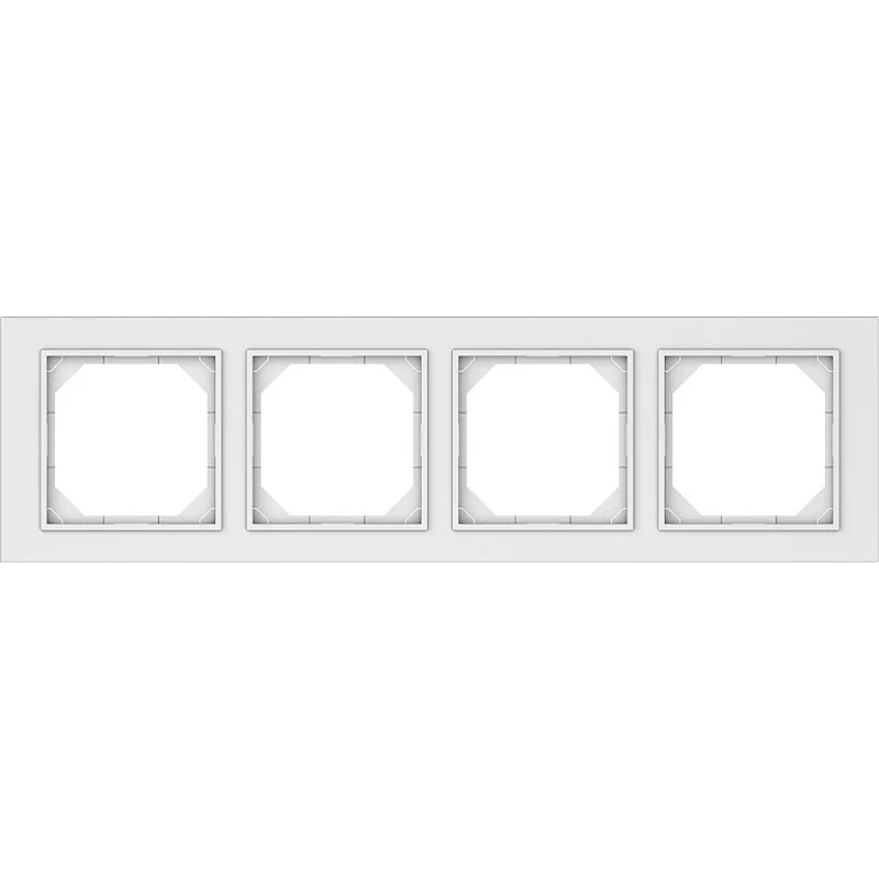 Keturvietis rėmelis VILMA QR1000. mat. baltos spalvos Keturvietis rėmelis VILMA QR1000. mat. baltos spalvos