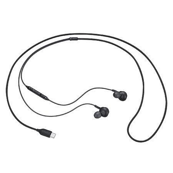 AUSINĖS SAMSUNG AKG USB-C JUODOS