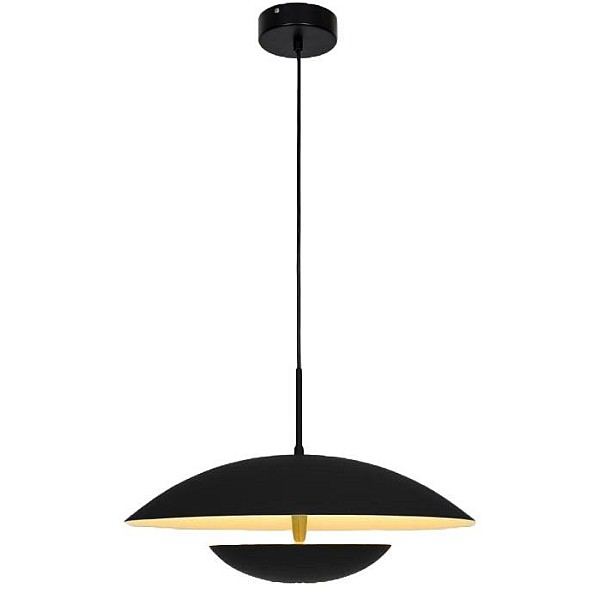 PENDANT LIGHT AURAS 2XE14 D40CM BLACK