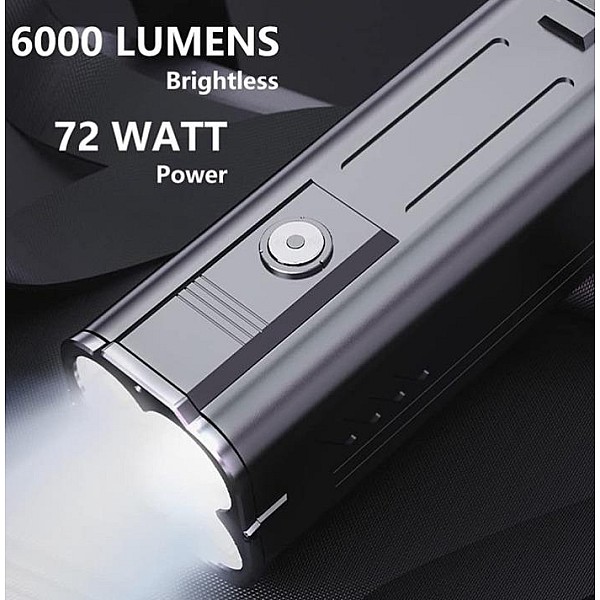 FLASHLIGHT RECH 6000LM4X18W4X18650IP44