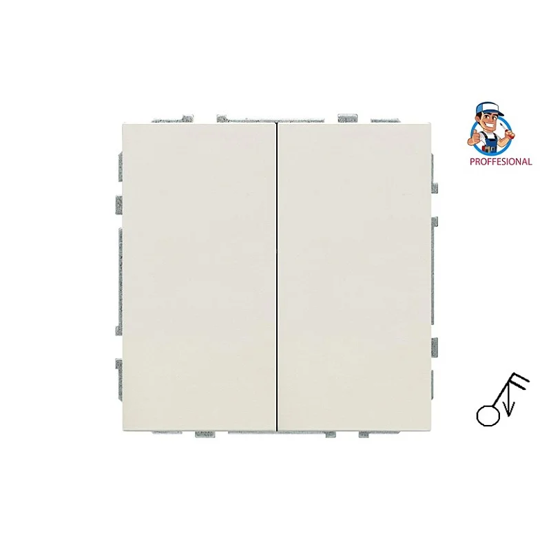 Impulsinis jungiklis LIREGUS MODERN. 2kl..mat.smėlio spalvos