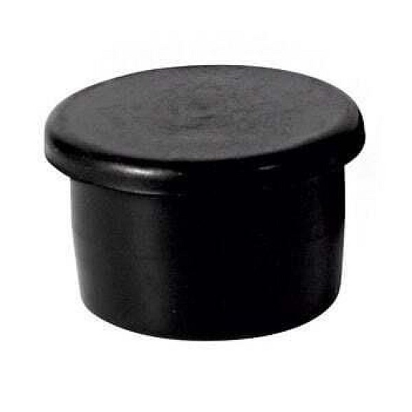 RUBBER ENDCAP D32 MM BLACK