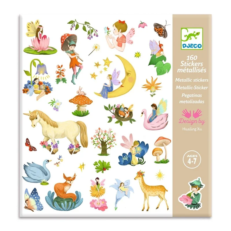 TOY STICKERS FANTASY 160PCS DJ09279