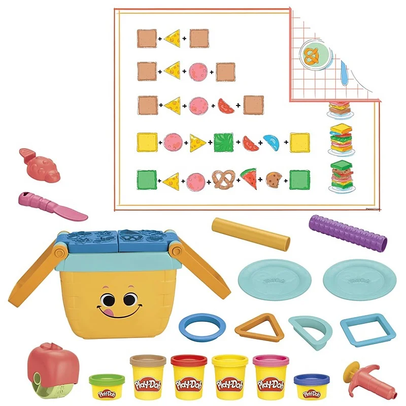 Plastilīns Play Doh Picnic Shapes Starter Set F6916 Plastilīns Play Doh Picnic Shapes Starter Set F6916
