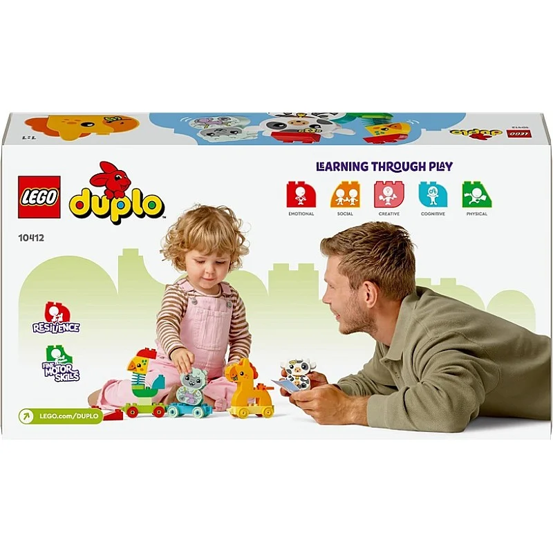 Konstruktorius LEGO® Duplo Gyvūnų traukinukas 10412 Konstruktorius LEGO® Duplo Gyvūnų traukinukas 10412