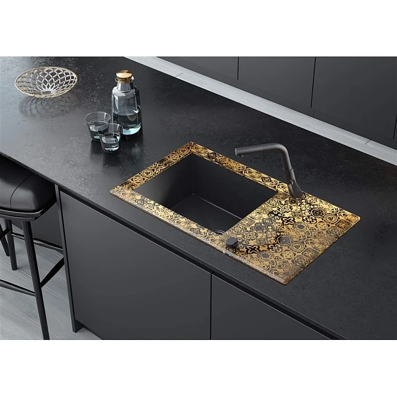 Virtuvinis maišytuvas Deante Silia BQS_N73M. juodas Virtuvinis maišytuvas Deante Silia BQS_N73M. juodas